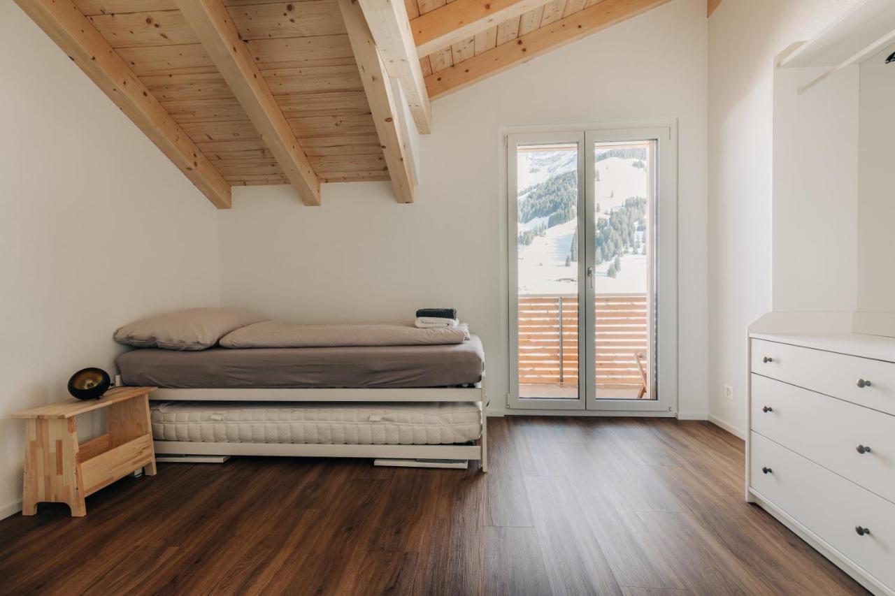 Chuenislodge2- Zwei Balkone, Gemuetlicher Kamin, Top Aussicht 阿德尔博登 外观 照片